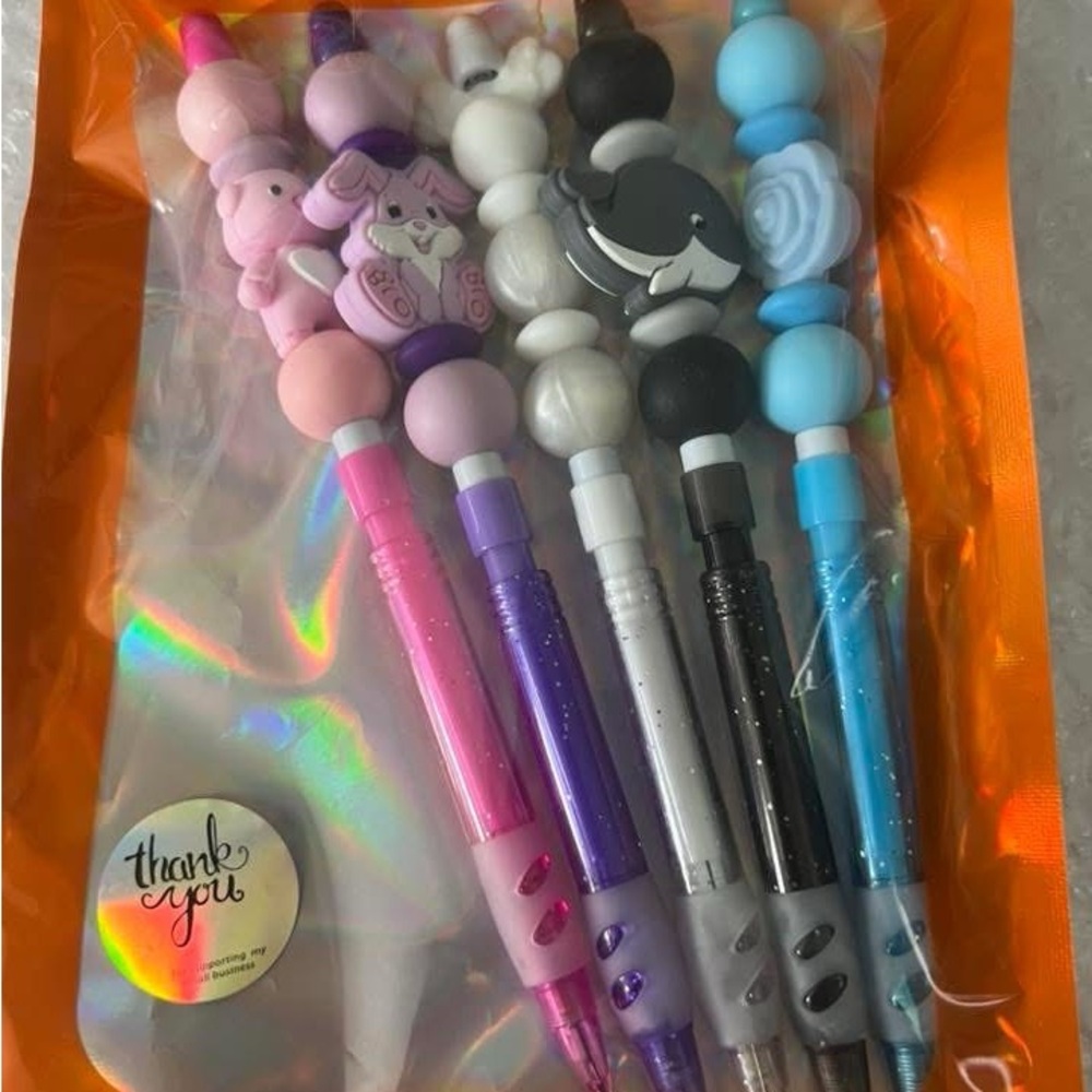 Colorful Animal-Themed Kids Pens Set